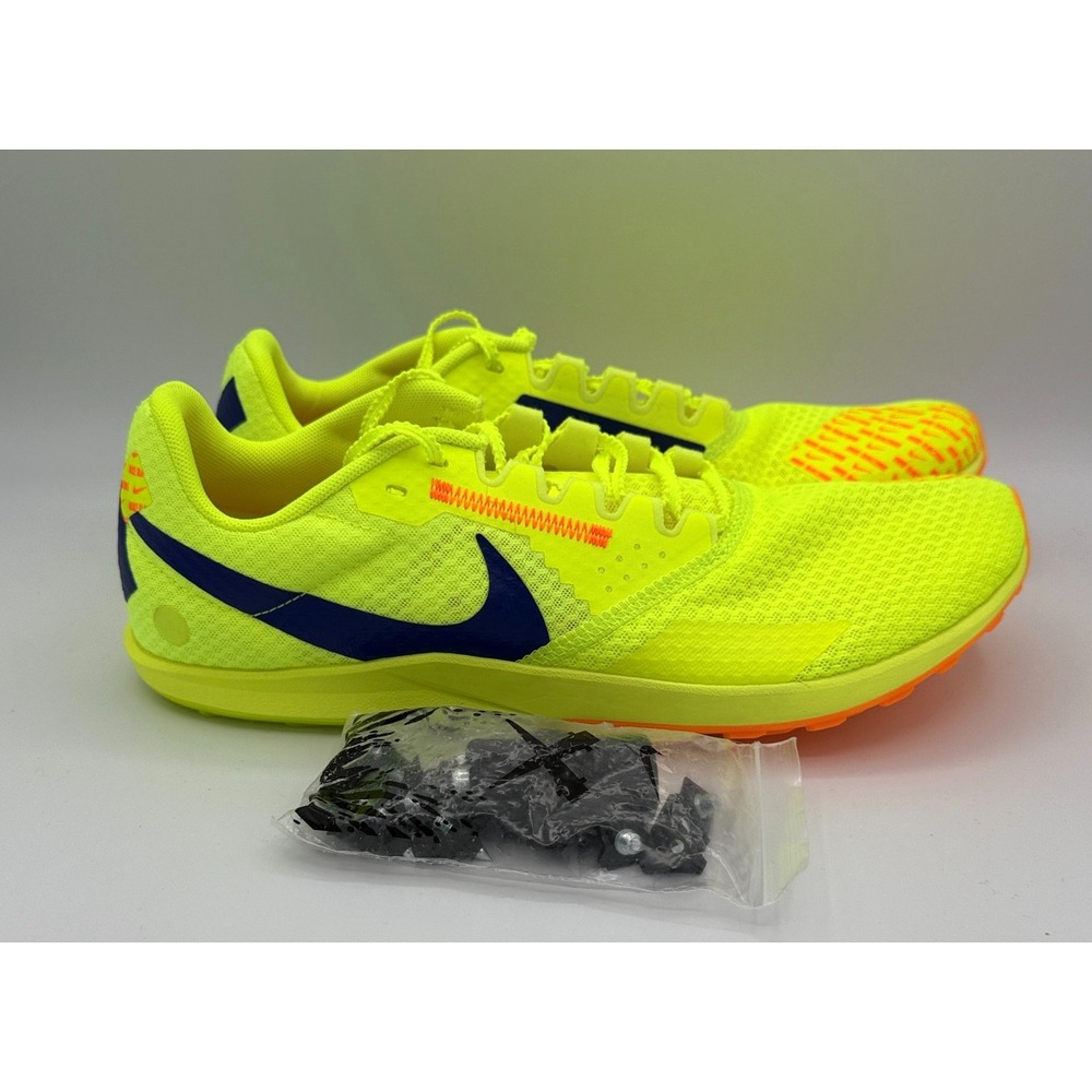 New Nike Rival XC 6 Shoes Mens Size 10 Bright Yellow Track Spikes DX7999 701